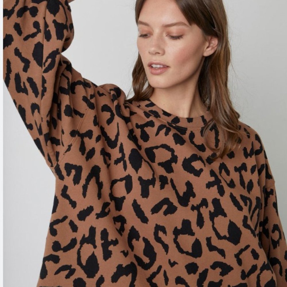 Velvet By Graham & Spencer ARABELLE PRINTED SWEATSHIRT